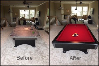 expert pool table recovering in Springfield content img3